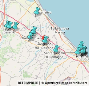 Mappa 47039 Savignano sul Rubicone FC, Italia (10.46)