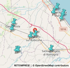 Mappa 47039 Savignano sul Rubicone FC, Italia (5.25182)