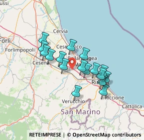 Mappa Via Giuseppe Garibaldi, 47030 San Mauro Pascoli FC, Italia (11.12)