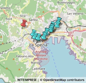 Mappa Via Micca Pietro, 19124 La Spezia SP, Italia (0.98118)