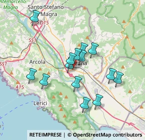 Mappa Via del Corso, 19038 Sarzana SP, Italia (3.12143)