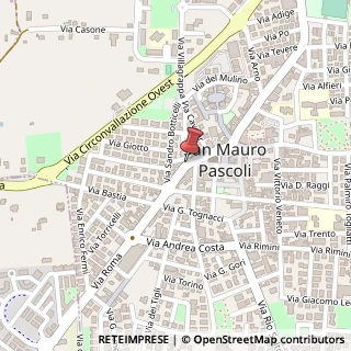 Mappa Via Giacomo Matteotti, 88, 47030 San Mauro Pascoli, Forlì-Cesena (Emilia Romagna)