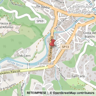 Mappa Via Francesco Azzi, 44, 55032 Castelnuovo di Garfagnana, Lucca (Toscana)