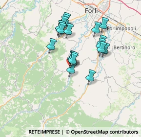 Mappa Viale Matteotti, 47016 Predappio FC, Italia (6.26632)
