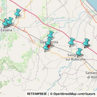 Mappa Via Fratelli Cervi, 47035 Gambettola FC, Italia (5.36818)