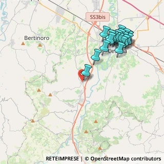 Mappa Via Settecrociari, 47020 San Vittore FC, Italia (4.7975)