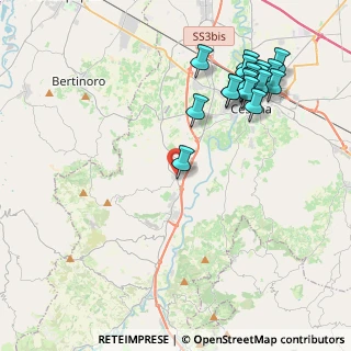 Mappa Via Settecrociari, 47020 San Vittore FC, Italia (4.79056)