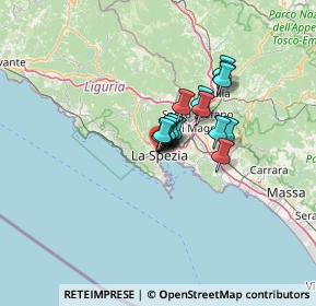 Mappa Corso Cavour, 19121 La Spezia SP, Italia (7.48625)