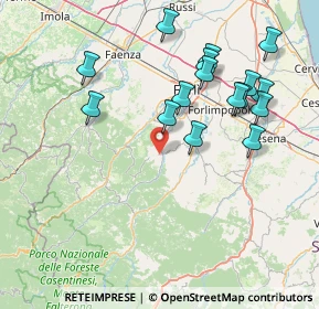 Mappa 47016 Predappio FC, Italia (16.455)
