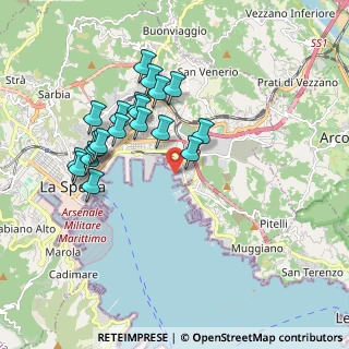 Mappa Viale S. Bartolomeo, 19126 La Spezia SP, Italia (1.7995)