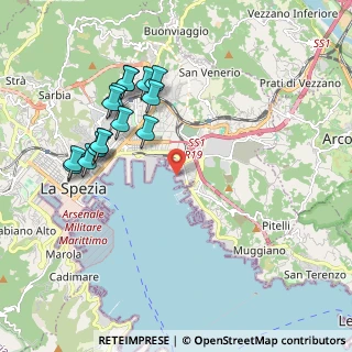Mappa Viale S. Bartolomeo, 19126 La Spezia SP, Italia (2.09133)
