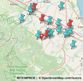 Mappa Via Varano Costa Nuova, 47016 Predappio FC, Italia (15.93529)