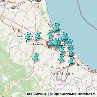 Mappa Via N. Pistelli, 47035 Gambettola FC, Italia (11.405)