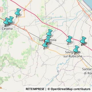 Mappa Via N. Pistelli, 47035 Gambettola FC, Italia (5.36182)
