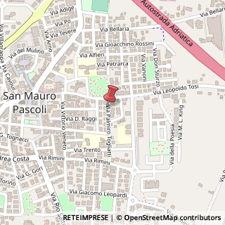 Mappa Via Palmiro Togliatti, 8, 47030 San Mauro Pascoli, Forlì-Cesena (Emilia Romagna)