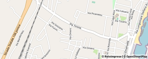 Mappa Cirò Marina
