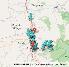 Mappa C.da Fiume Crati, 87036 Rende CS, Italia (7.03895)