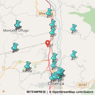 Mappa Contrada Lacone Snc, 87036 Quattromiglia CS, Italia (5.9495)