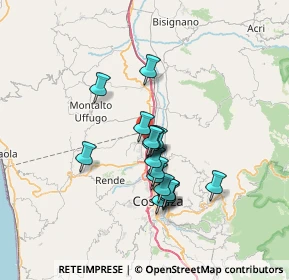 Mappa Contrada Lacone Snc, 87036 Rende CS, Italia (5.96)