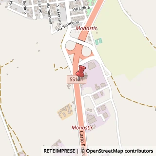 Mappa Via Della Repubblica Italiana, 69, 09023 Monastir, Medio Campidano (Sardegna)
