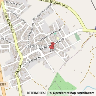 Mappa Via Don Minzoni, 27, 09040 Serdiana, Cagliari (Sardegna)