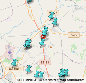 Mappa Strada Statale, 09023 Monastir CA, Italia (5.768)