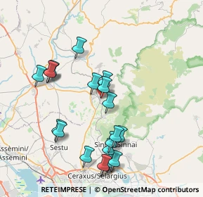 Mappa Via Cagliari, 09041 Dolianova CA, Italia (8.762)