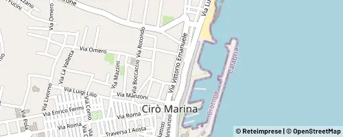 Mappa Cirò Marina