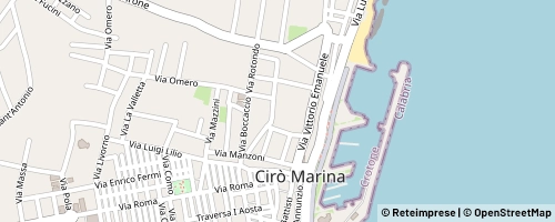 Mappa Cirò Marina