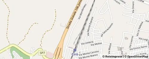 Mappa Cirò Marina