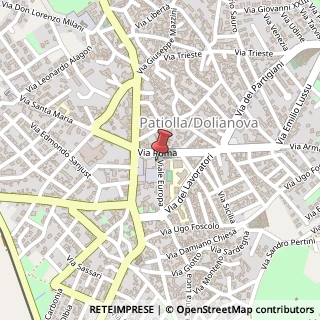 Mappa Piazza Europa, 11, 09041 Dolianova, Medio Campidano (Sardegna)
