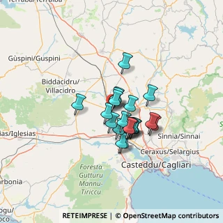 Mappa Via Antonio Gramsci, 09034 Villasor CA, Italia (9.5935)