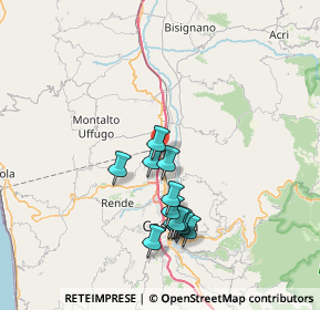 Mappa SS 19 delle Calabrie, 87036 Rende CS (7.17333)