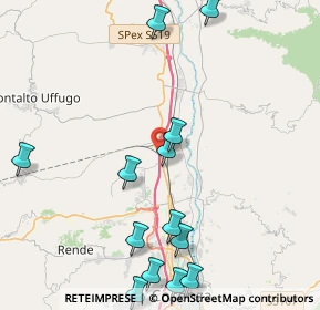 Mappa SS 19 delle Calabrie, 87036 Rende CS (5.59154)