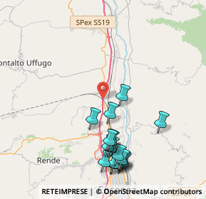 Mappa SS 19 delle Calabrie, 87036 Rende CS (4.96313)