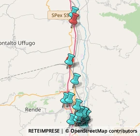 Mappa SS 19 delle Calabrie, 87036 Rende CS (6.156)