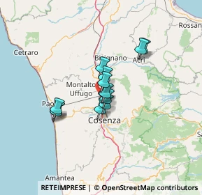 Mappa SS 19 delle Calabrie, 87036 Rende CS (9.48923)