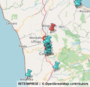 Mappa SS 19 delle Calabrie, 87036 Rende CS (16.30077)