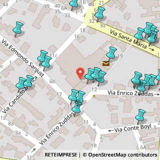 Mappa Via E. Sanjust, 09041 Dolianova CA, Italia (0.10357)