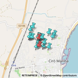 Mappa Via Tirone, 88811 Cirò Marina KR, Italia (0.244)