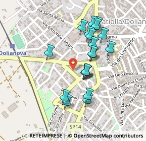 Mappa Via Satta, 09041 Dolianova CA, Italia (0.2195)