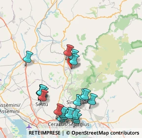 Mappa Via Satta, 09041 Dolianova CA, Italia (10.032)