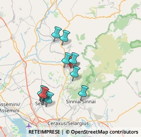 Mappa Via Satta, 09041 Dolianova CA, Italia (7.38636)