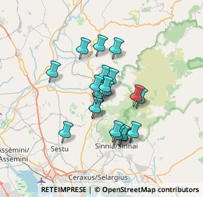 Mappa Via Satta, 09041 Dolianova CA, Italia (5.464)