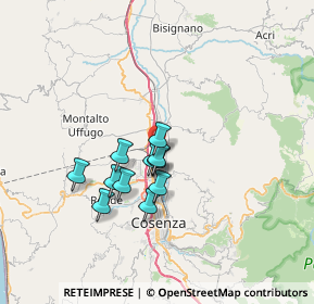 Mappa Contrada Coda di Volpe, 87036 Rende CS, Italia (5.66818)