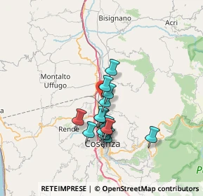 Mappa Contrada Coda di Volpe, 87036 Rende CS, Italia (5.88643)