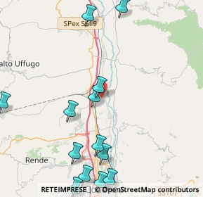 Mappa Contrada Coda di Volpe, 87036 Rende CS, Italia (5.83)