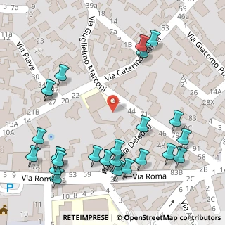 Mappa Via Grazia Deledda, 09041 Dolianova CA, Italia (0.09231)