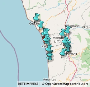 Mappa Strada Statale N., 87027 Paola CS, Italia (11.666)