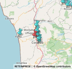 Mappa Via Giovanni da Verrazzano, 87036 Rende CS, Italia (24.96067)